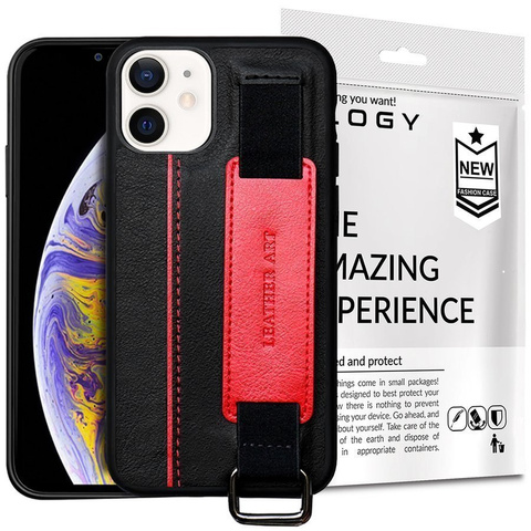 Etui obudowa Alogy Leather Case do Apple iPhone 12 Mini 5.4 Czarne