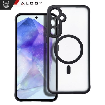 Hülle für Apple iPhone 16 Pro Max Alogy Anti-Shock Hybrid Case für MagSafe Transparent