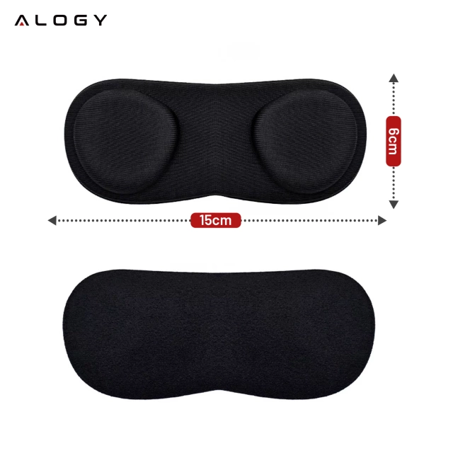 Osłona do soczewek Alogy VisionGuard do gogli okularów VR do Meta Quest 3 Czarna