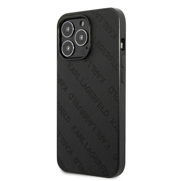 Etui Karl Lagerfeld KLHCP13LPTLK für iPhone 13 Pro / 13 6,1" Hardcase Allover perforiert