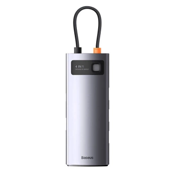 Hub 4w1 Baseus Metal Gleam Serie, USB-C für 4x USB 3.0