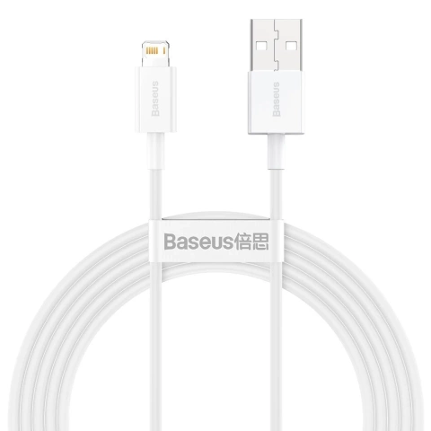 Baseus Superior USB - Lightning 2.4A 2 m Kabel Weiß (CALYS-C02)