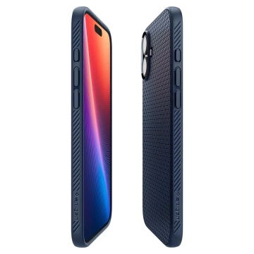 Spigen Liquid Air Case für iPhone 16 Plus Blau – Schlanker TPU-Schutz