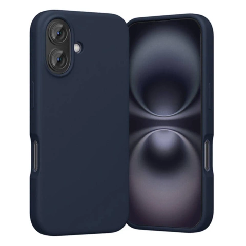 iPhone 16 Vention MagSafe Schutzhülle Silikon Blau Navy