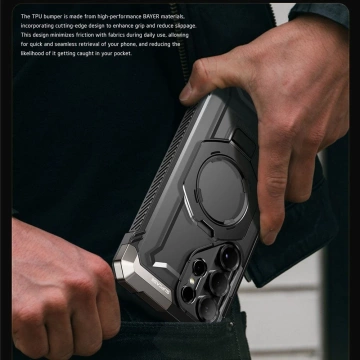 Etui für Samsung Galaxy S25 Ultra Supcase UB Grip Mag MagSafe Schwarz