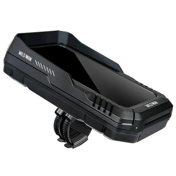 Wildman FK4 Fahrrad-Lenkertasche, wasserdicht, Handytasche, Schwarz