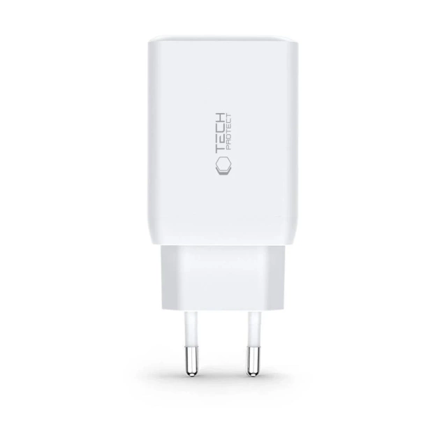 Ładowarka Sieciowa C65W 3-PORT Network Charger PD65W/QC3.0 2-porty USB-C + 1 port USB-A Czarny