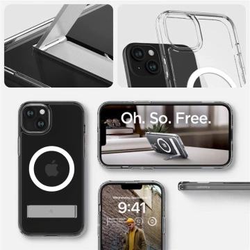 Etui Spigen Ultra Hybrid S MagSafe, kristallklar für iPhone 15 Plus