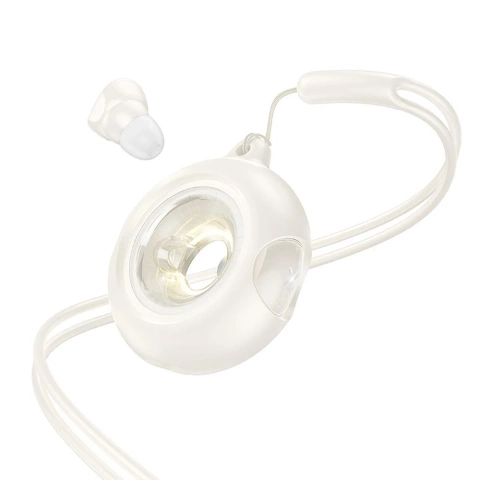 Hoco EW71 Bezprzewodowe Słuchawki Bluetooth TWS - Białe z LED