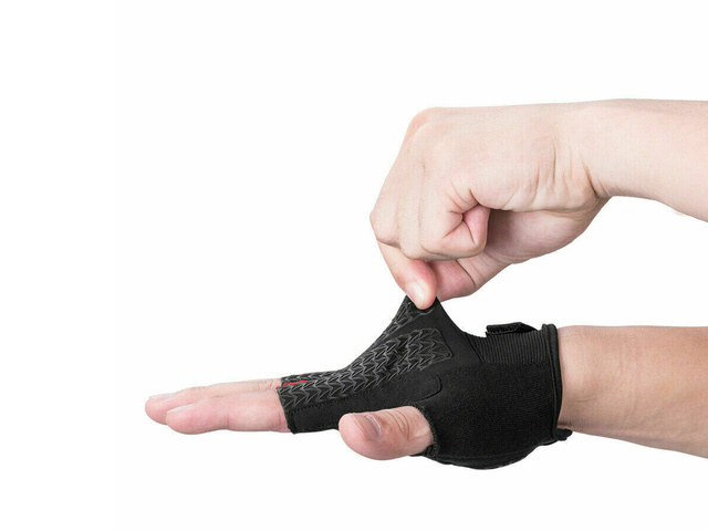 Rękawiczki rowerowe na rower bez palców M RockBros S169BR-M czarne