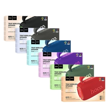 Tragbarer Bluetooth-Lautsprecher 5.2 von Hoco, 2 x 10 W, 4000 mAh, FM/TF/USB/AUX