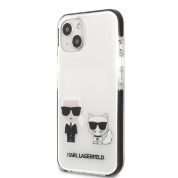 Etui ochronne na telefon Karl Lagerfeld KLHCP13STPEKCW do Apple iPhone 13 Mini 5,4" hardcase biały/white Karl&Choupette