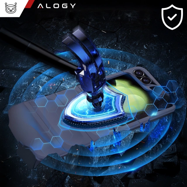 Etui ochronne na telefon MagicShield obudowa plecki case do Samsung Galaxy Z Flip 6 Czarne