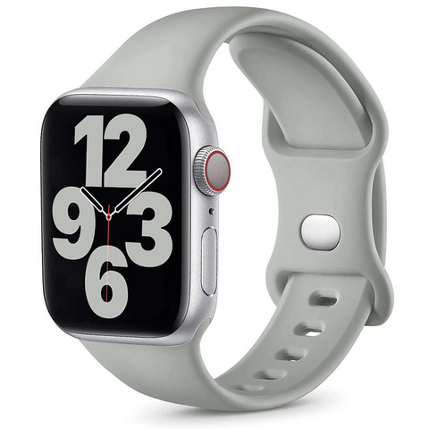 Alogy Sports Rubber Strap für Apple Watch 42/44/45 / 49mm Grau
