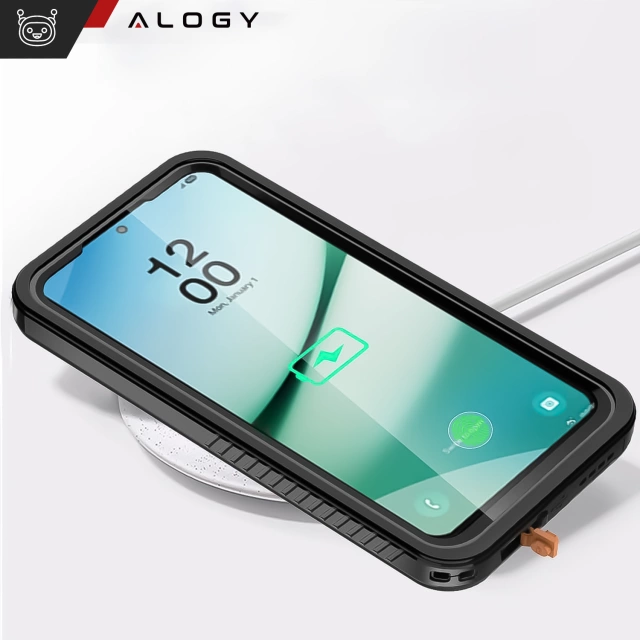 Etui Wodoodporne do Samsung Galaxy S25 Plus Alogy HydroArmor™ IP68 Case z przezroczystym tyłem Pancerna obudowa 360