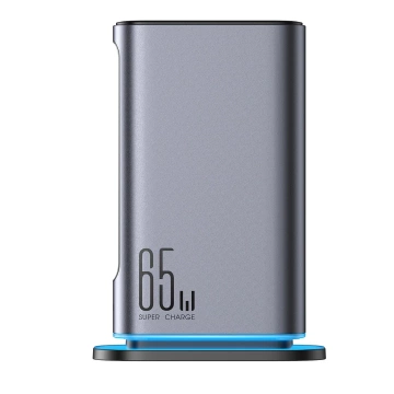Joyroom 65W GaN-Multiport-Ladegerät, 4x USB-C, 2x USB-A, dunkelgrau