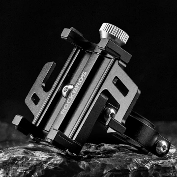 Uchwyt rowerowy Rockbros 699-BK aluminiowy na kierownicę 55–100 mm – czarny