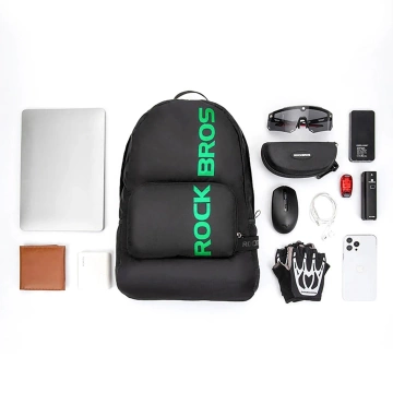 Plecak Rockbros H10-BK 18 l składany, ergonomiczny – czarny