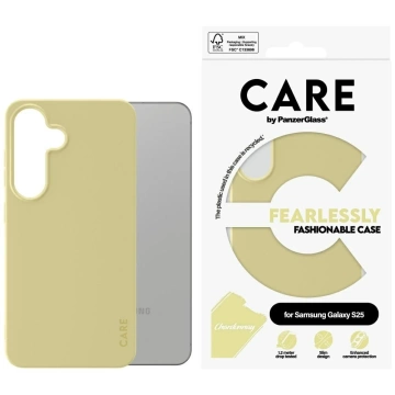 Etui CARE do Samsung Galaxy S25 by PanzerGlass Fashion Chardonnay Plecki