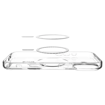 Etui do iPhone 17 Spigen Ultra Hybrid Mag MagSafe Clear/Gold
