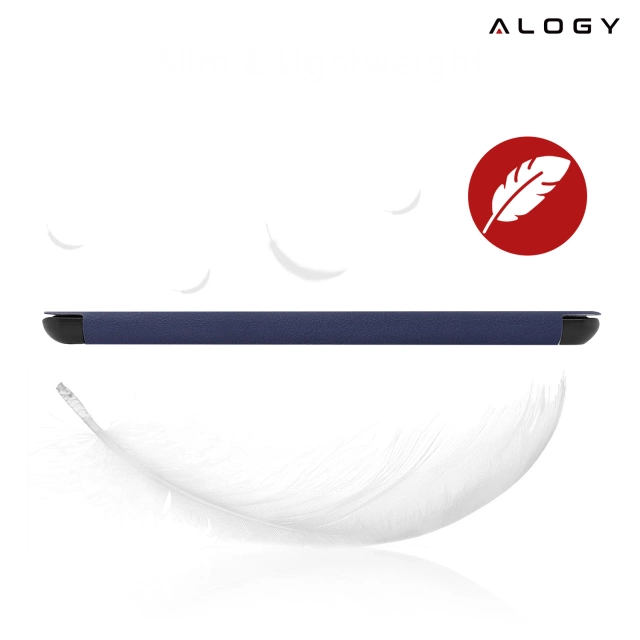 Etui ochronne na czytnik E-Book Alogy ProBook Cover obudowa do Kindle Paperwhite 6 2024 Granatowe