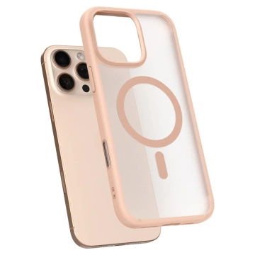 iPhone 16 Pro Max Spigen Ultra Hybrid „T“ Mag MagSafe Hülle Rosa