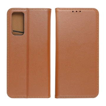 Smart Pro Book Case für Samsung S25 Edge Leder Braun