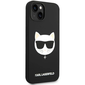 Etui Karl Lagerfeld KLHMP14SSLCHBK do iPhone 14 6,1" hardcase Silicone Choupette Head Magsafe