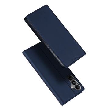 Dux Ducis Skin Pro Hülle für Samsung Galaxy A34 5G Flip Cover Card Wallet Stand Blau