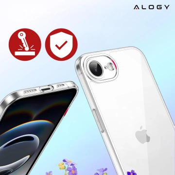 Hülle für Apple iPhone 16 Pro Max Alogy Anti-Shock Hybrid Case für MagSafe Transparent