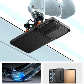 Etui für Samsung Galaxy S25 Ultra Schwarz Spigen Optik Armor