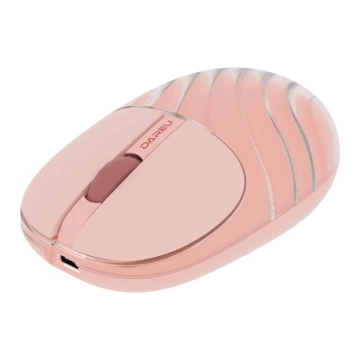 Dareu LM135D Kabellose Maus, 1200 DPI, 2,4&nbsp;G, Bluetooth, Rosa