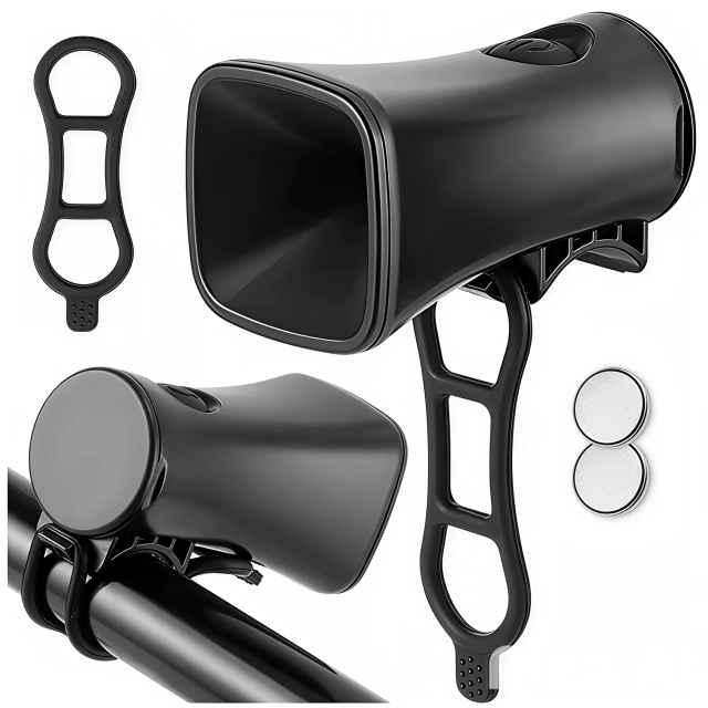 Dzwonek rowerowy mały elektryczny na rower kierownicę Small Electric Bike Bell Czarny