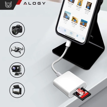 Alogy SD-Micro-Kartenleser für iPhone iPad Lightning-Adapter