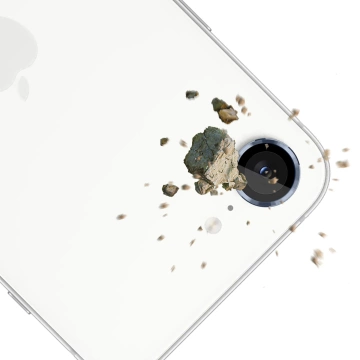 Panzerglas für die Kameralinse für Apple iPhone 16e – 3mk Lens Protection Pro Blau