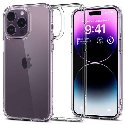 Spigen ultra hybrid iphone 14 pro kristallklar