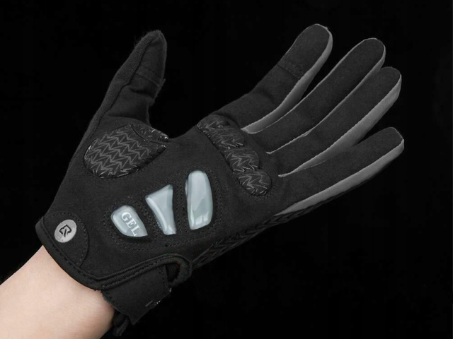 Sportowe rękawiczki rowerowe M RockBros rękawice na rower S169-1-M Czarne