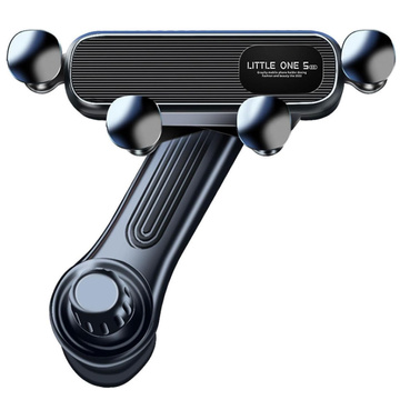 Autotelefonhalter für Autogrill, Schwerkraft, für Alogy Airvent Lüftungsschlitze, Schwarz