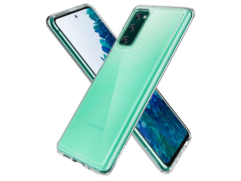 Spigen Ultra Hybrid Hülle für Samsung Galaxy S20 FE Crystal Clear Alogy Vollglas