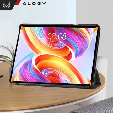 Tablet-Hülle für Lenovo Tab M10 3gen 3 GEN 10.1 2022 TB328FU TB328XU Gehäuse Case Alogy Book Cover Grau