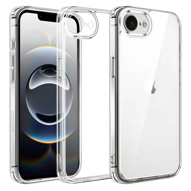 Etui do Apple iPhone 16e obudowa ochronna na telefon Alogy HybridShield™️ Case Przezroczyste