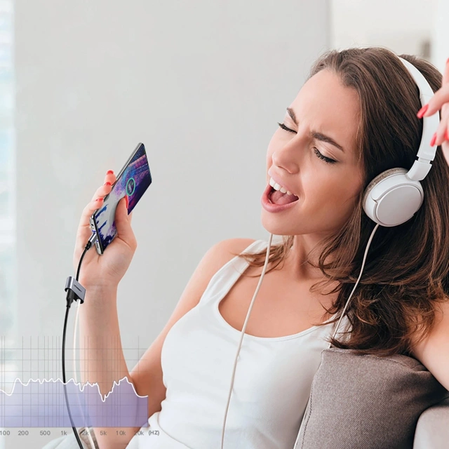 Adapter Ugreen CM193 USB-C do mini jack 3.5 mm + USB-C Ładowanie Szary