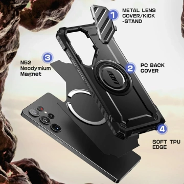 Etui do Samsung Galaxy S25 Ultra Supcase UB XT Mag MagSafe Black