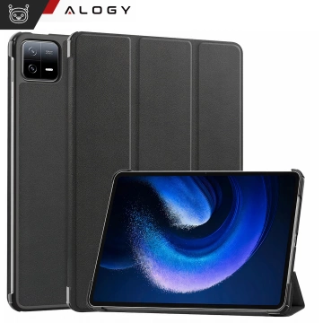 Hülle für Xiaomi Mi Pad 6 / 6 Pro 11" 2023 Tablet-Hülle Alogy Book Cover Case Schwarz