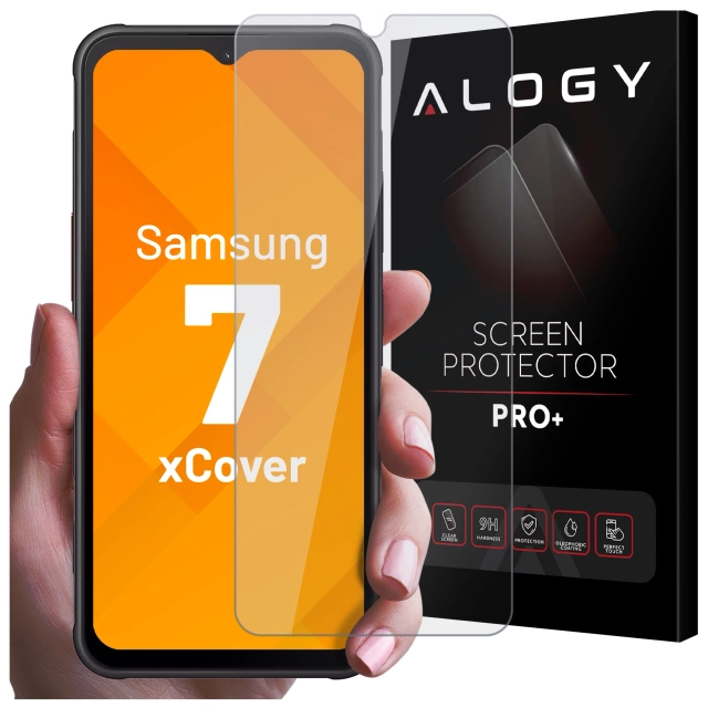 Szkło hartowane do Samsung Galaxy xCover 7 ochronne szkiełko na ekran 9H Alogy Heavy Pro+™️