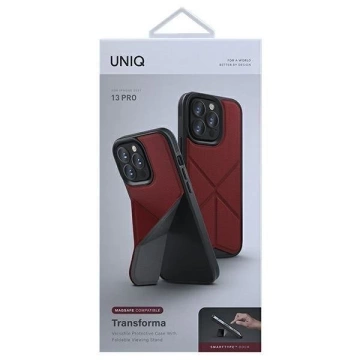 UNIQ Hülle Transforma iPhone 13 Pro / 13 6.1" rot / korallenrot MagSafe