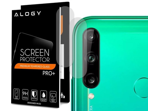 Gehärtetes Glas x2 Alogie auf der hinteren Linse für Huawei P40 Lite E