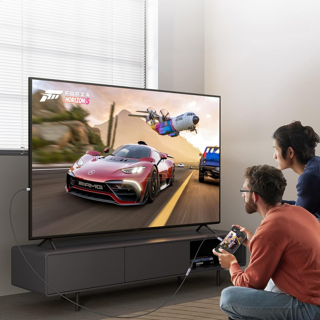 Kabel przedłużacz przedłużka USB-C typ C 3.1 Gen2 Thunderbolt 100W PD 10Gbs 4K 2M Adapter przewód nylon oplot mocny