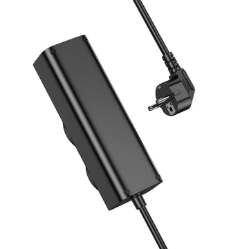 Hoco NS10 Ladeverlängerungskabel 2 m 67W 2x230V USB-C 3x USB-A Schwarz