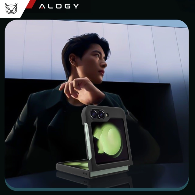 Etui ochronne na telefon MagicShield obudowa plecki case do Samsung Galaxy Z Flip 6 Czarne